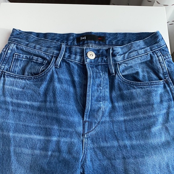 3x1 Women's Blue W4 Shelter Austin Crop Jeans - Picture 8 of 16